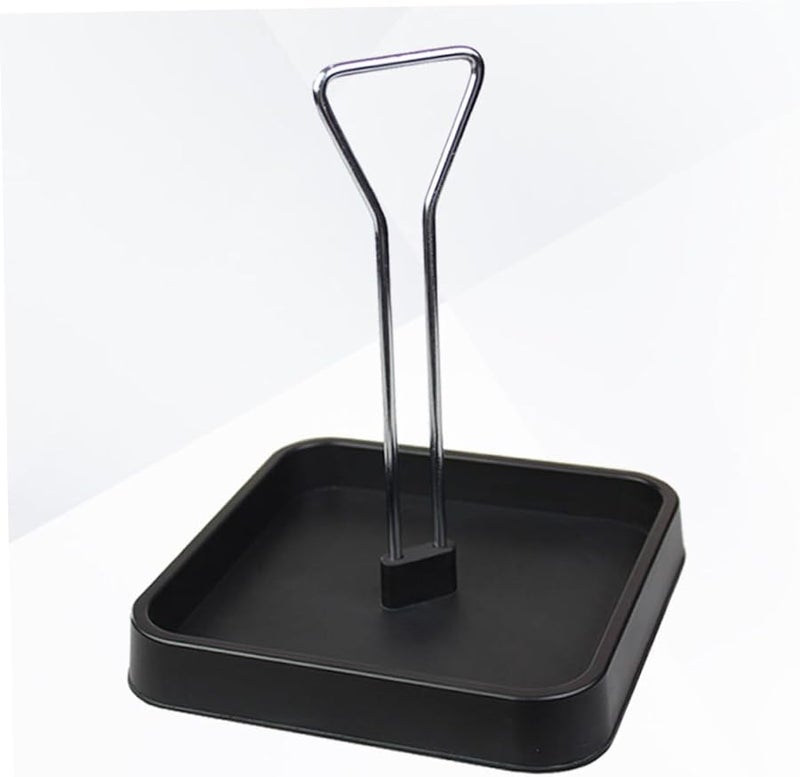 Black Spice Container Stand Organizer Kitchen Pantry Storage 16 5x16 5x23 5cm - Image 4